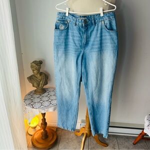 Classic Light Blue Straight Leg Jeans